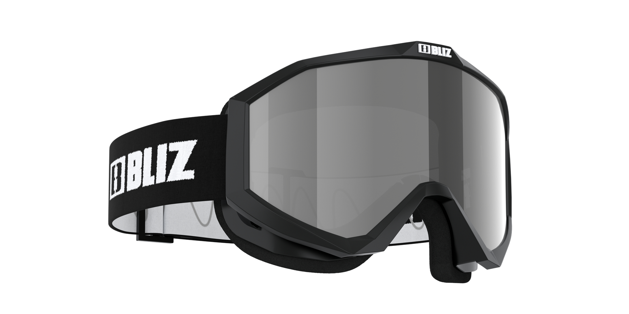 Bliz Liner Jr Ski Goggles Schwarz Weiß Braun Silber | WEQBAGY-34