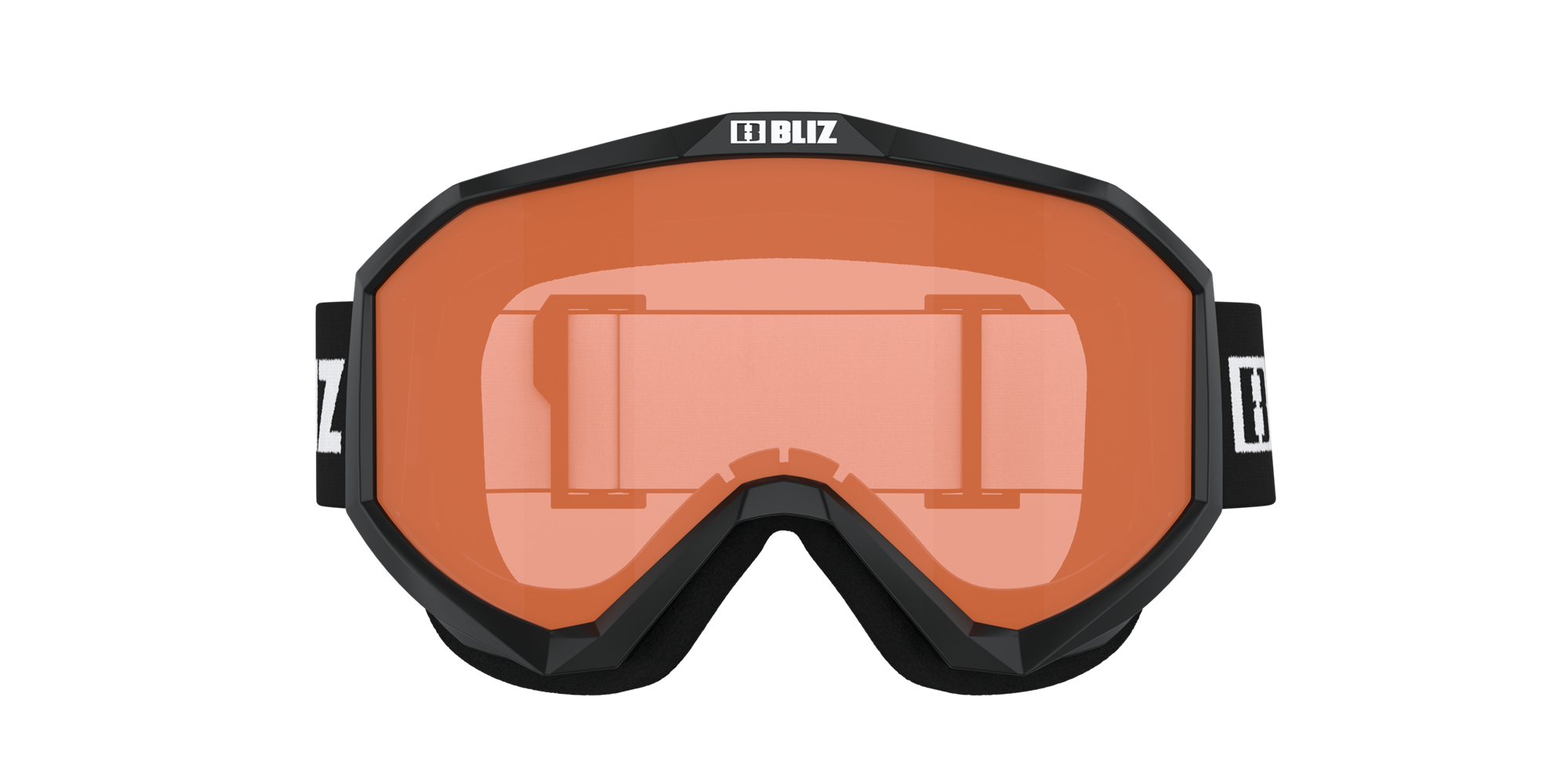 Bliz Liner Jr Ski Goggles Schwarz Weiß Orange | TLFPVQN-25