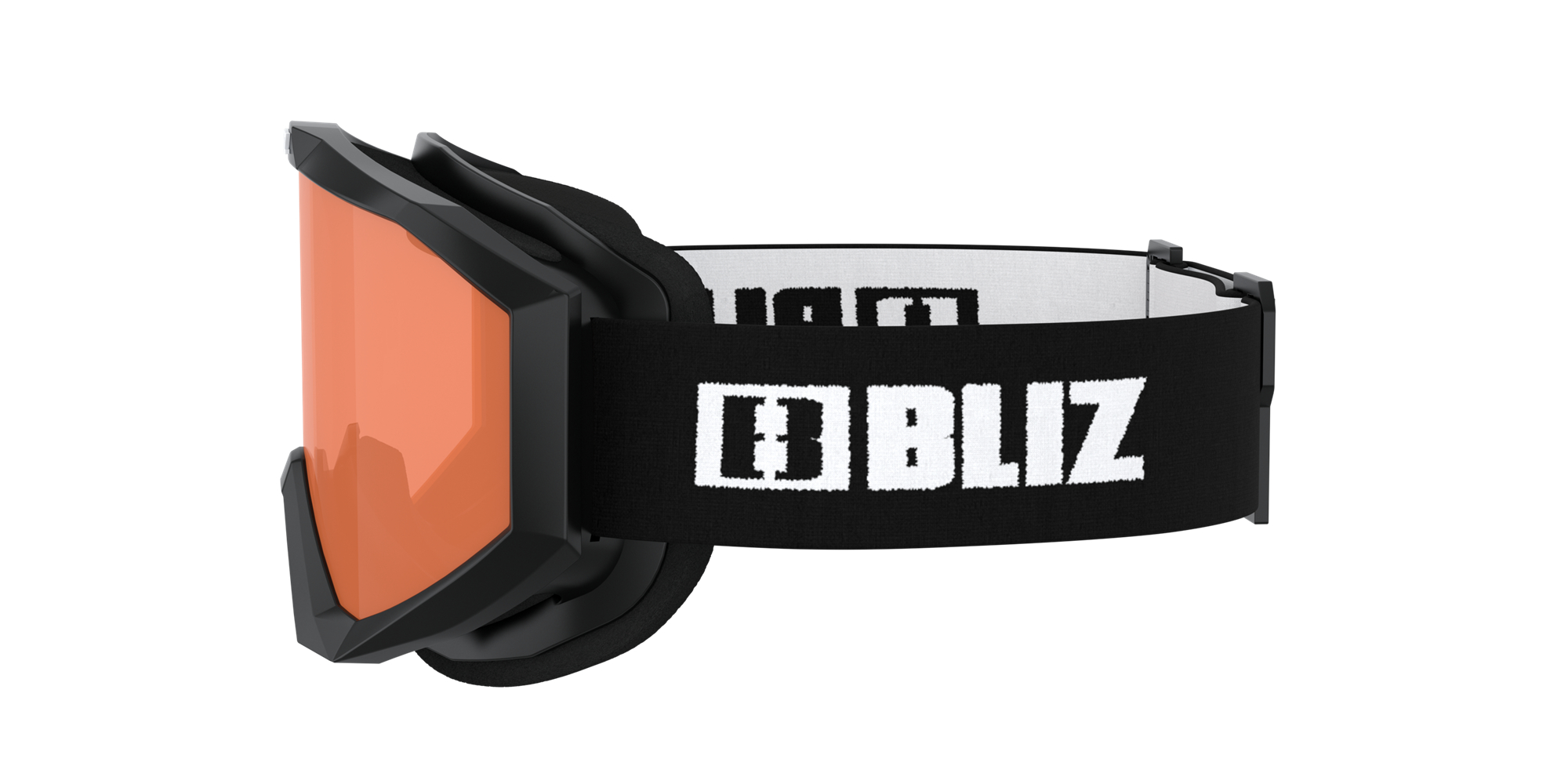 Bliz Liner Jr Ski Goggles Schwarz Weiß Orange | TLFPVQN-25