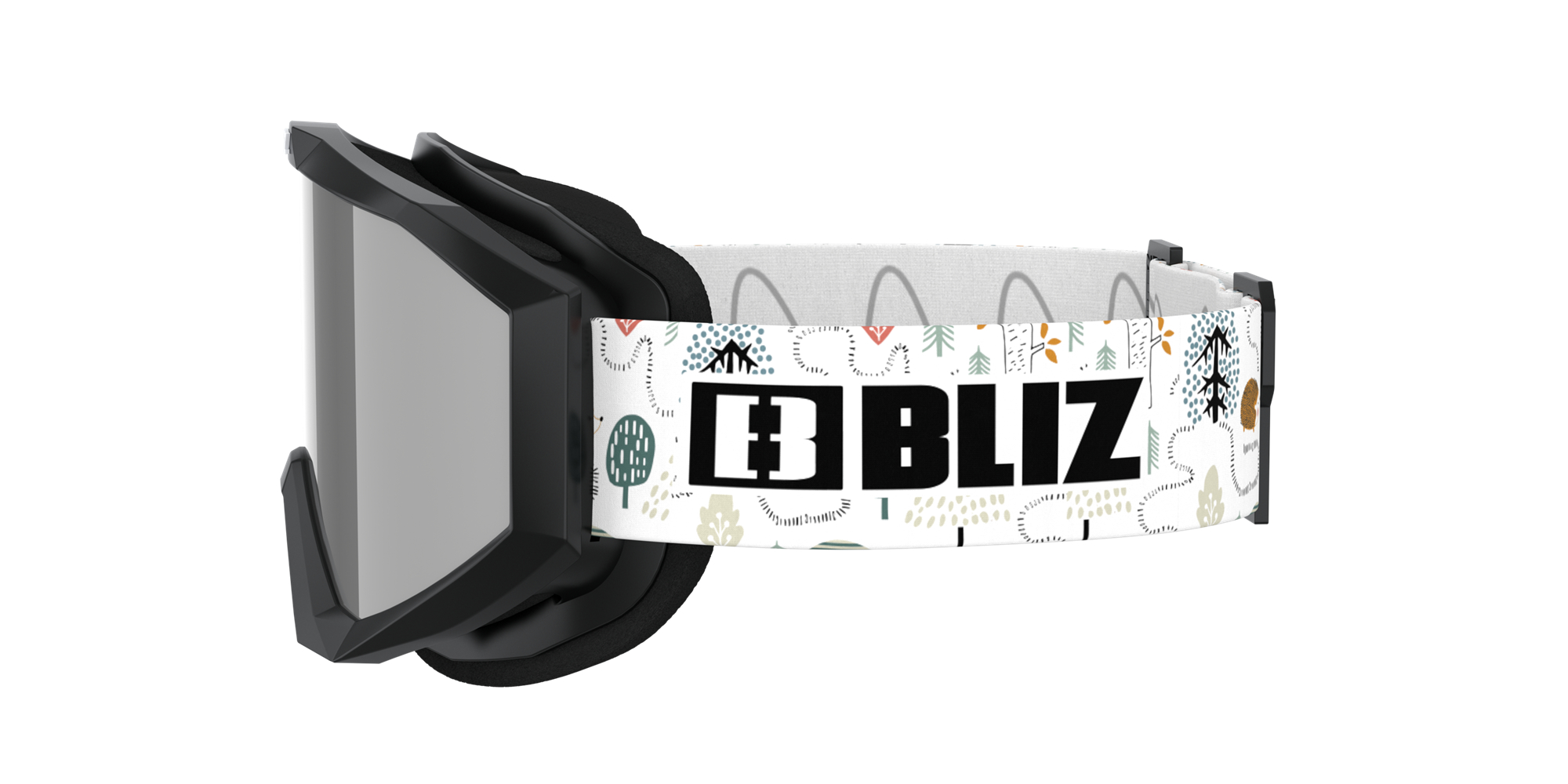 Bliz Liner Jr Ski Goggles Schwarz Weiß | ZGMOKER-19