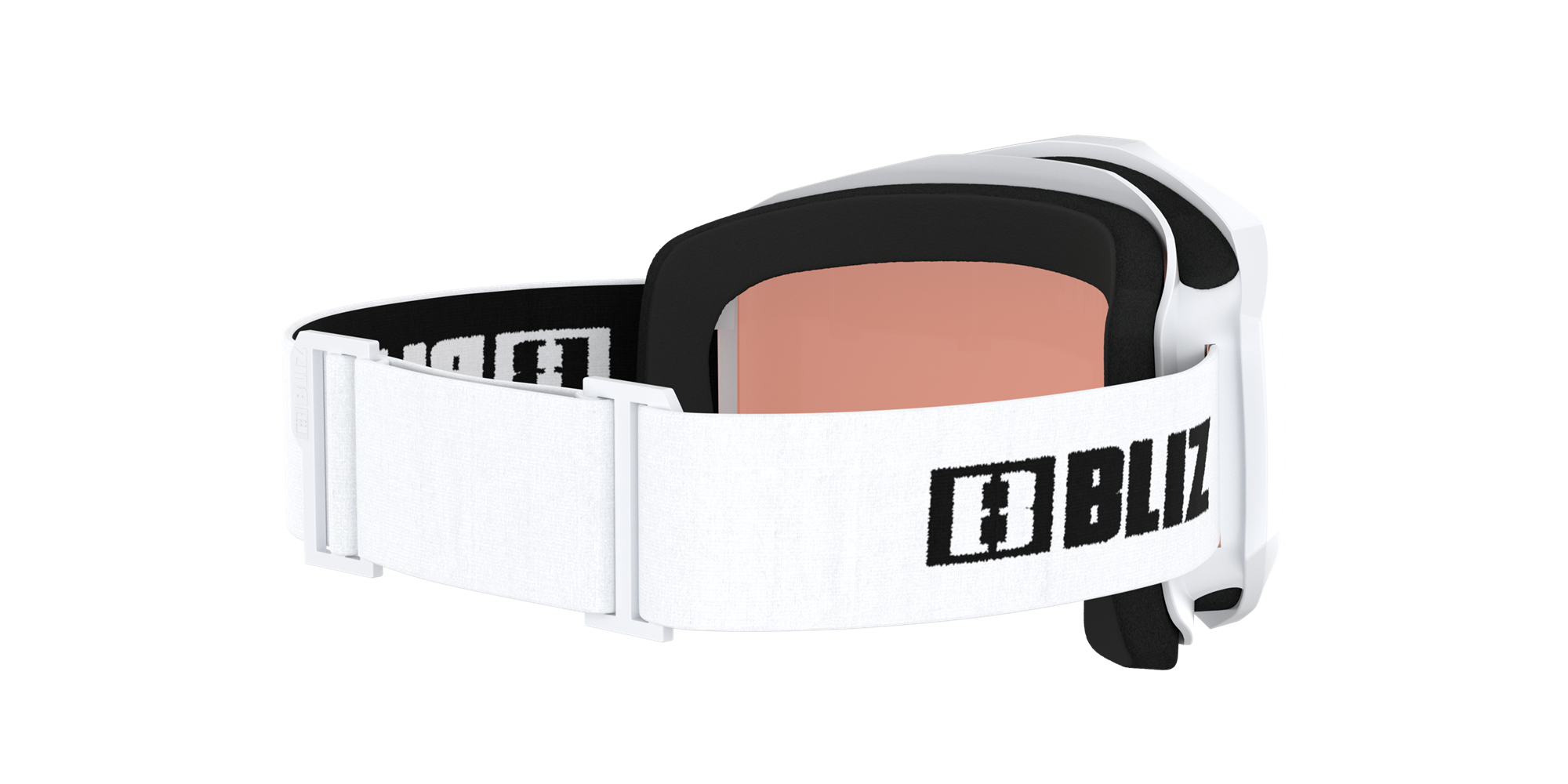 Bliz Liner Jr Ski Goggles Weiß Schwarz Orange | RPLBOKJ-49