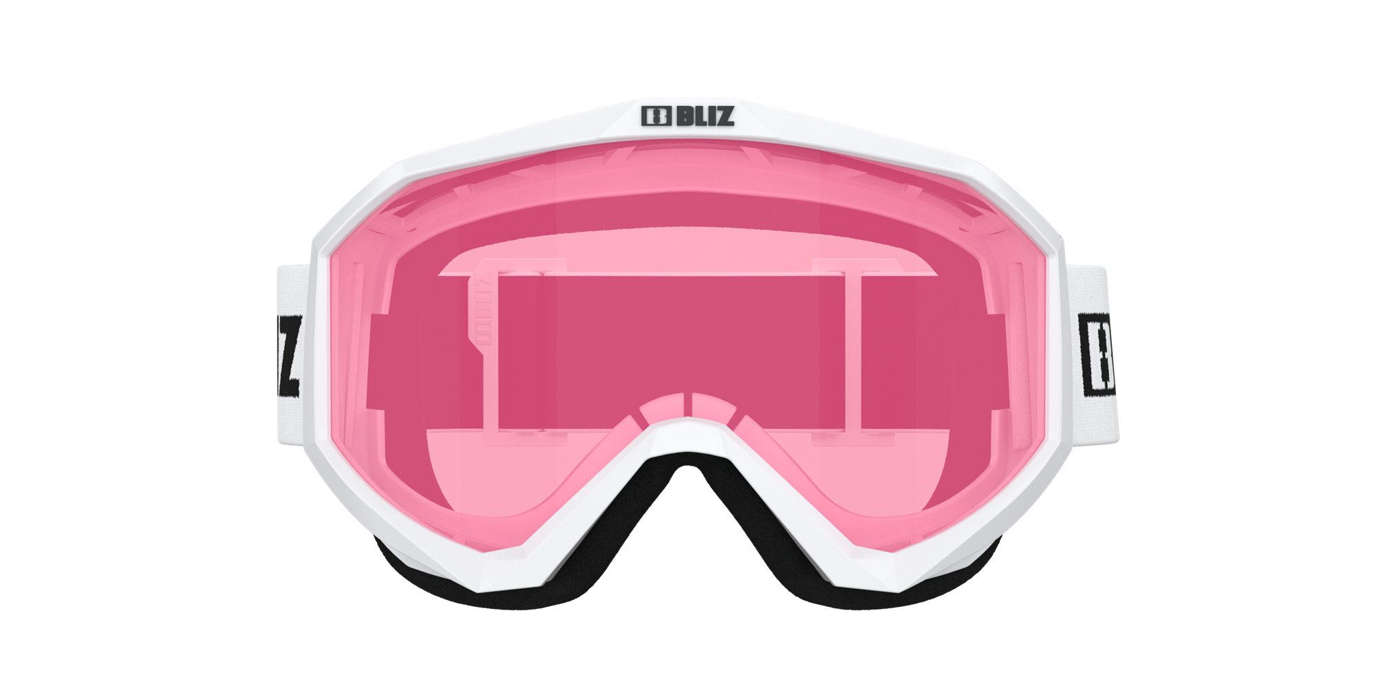 Bliz Liner Jr Ski Goggles Weiß Schwarz Rosa | XHVPTFI-75