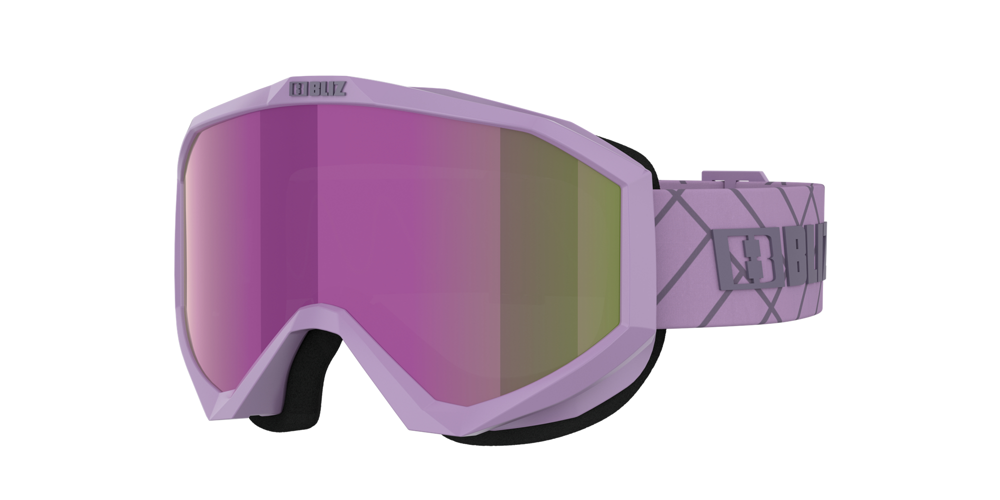 Bliz Liner Ski Goggles Lila Dunkellila Braun Lila | ZWUFIEX-58