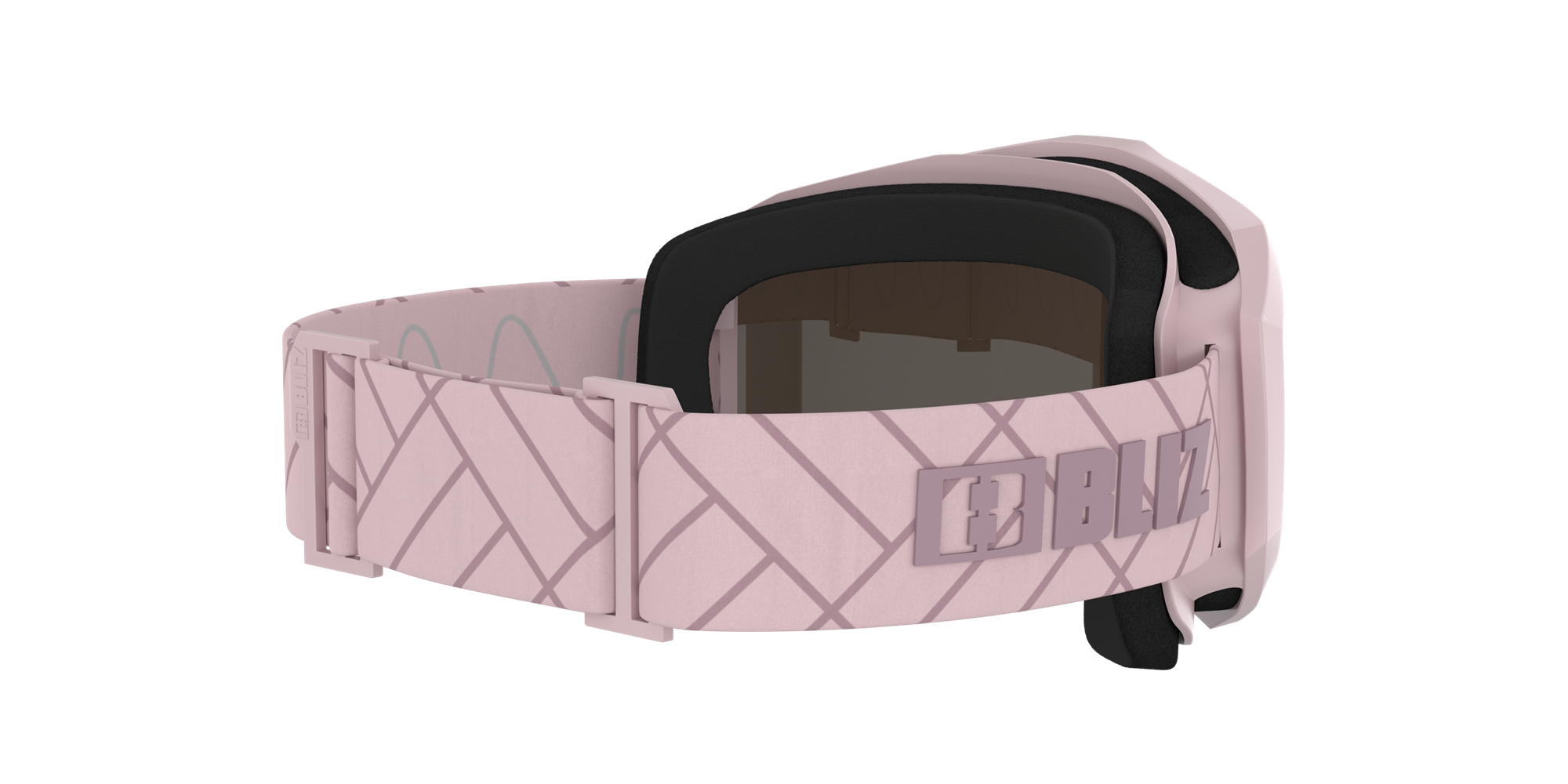 Bliz Liner Ski Goggles Rosa Dunkelrosa Braun Rosa | TQDLOVY-73