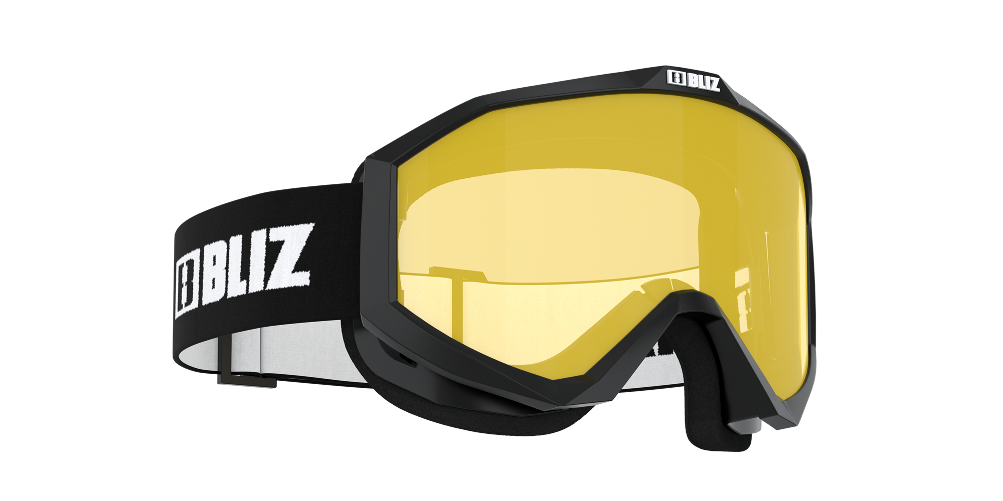 Bliz Liner Ski Goggles Schwarz Weiß Gelb | UKBZRPQ-63