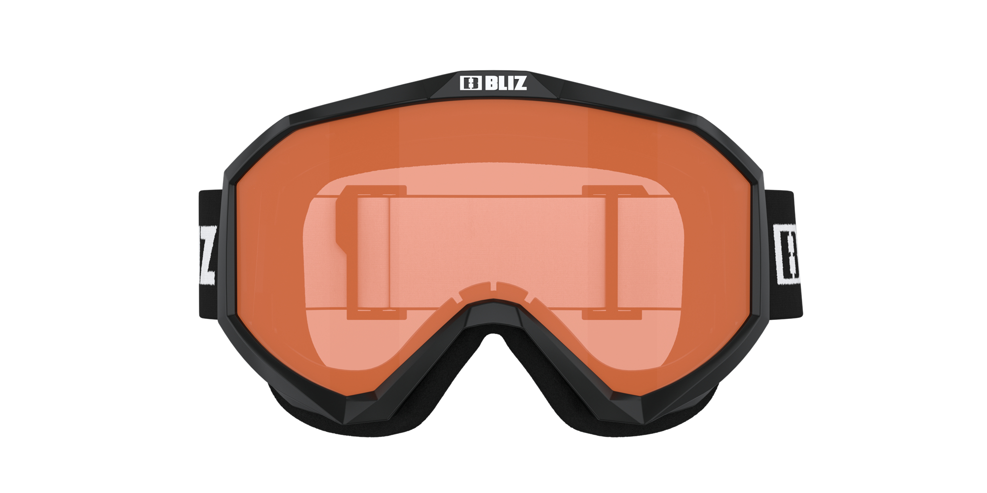 Bliz Liner Ski Goggles Schwarz Weiß Orange | VYCDBIP-14