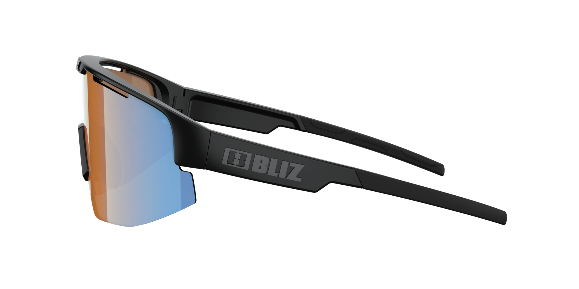 Bliz Matrix Small Sonnenbrille Schwarz Orange Blau | DMANSLP-32