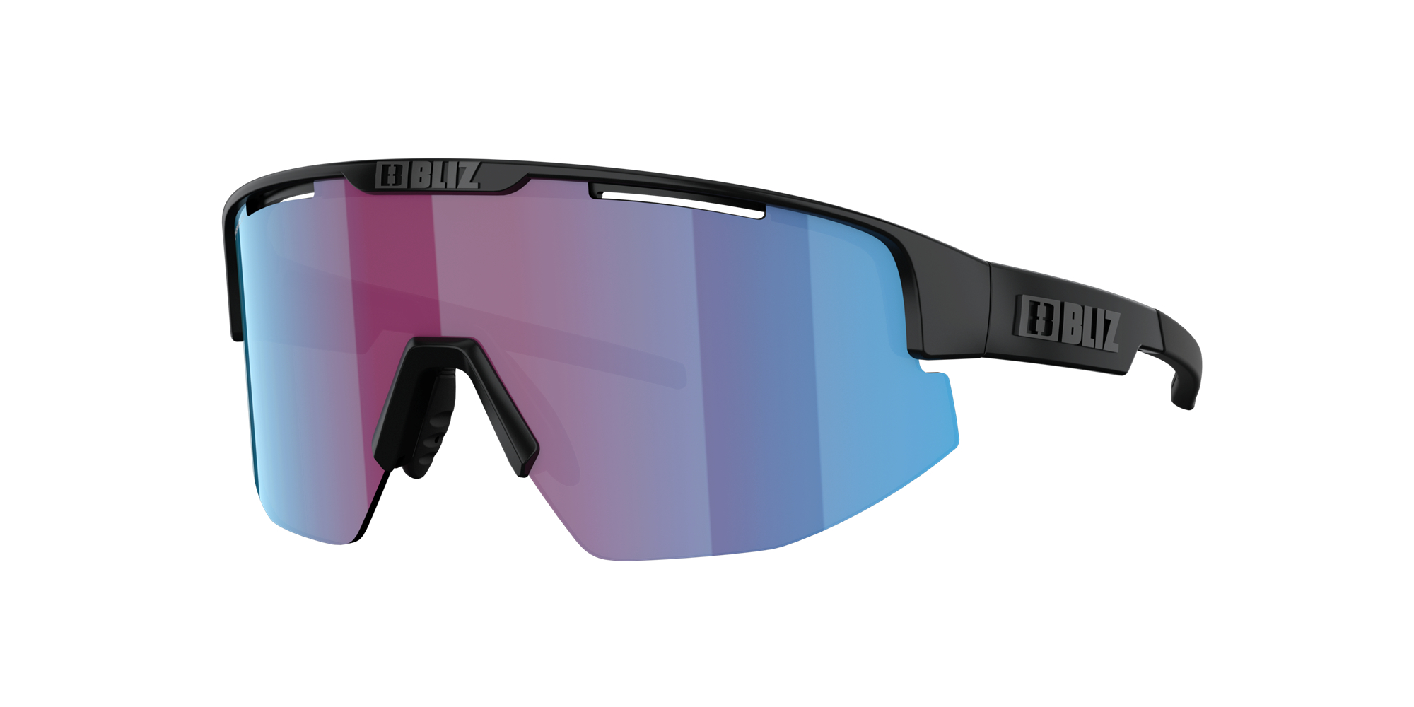 Bliz Matrix Small Sonnenbrille Schwarz Rosa Blau | BPHUZIA-50