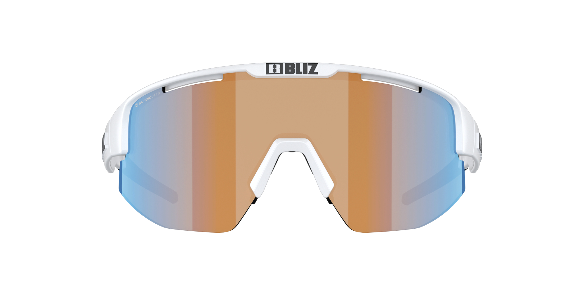 Bliz Matrix Small Sonnenbrille Weiß Blau | KTCPZSM-42