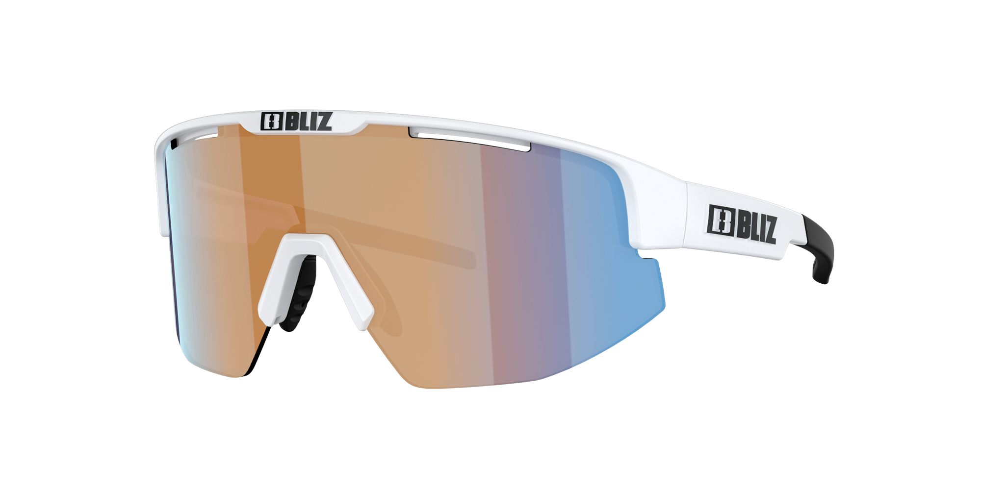 Bliz Matrix Small Sonnenbrille Weiß Blau | KTCPZSM-42