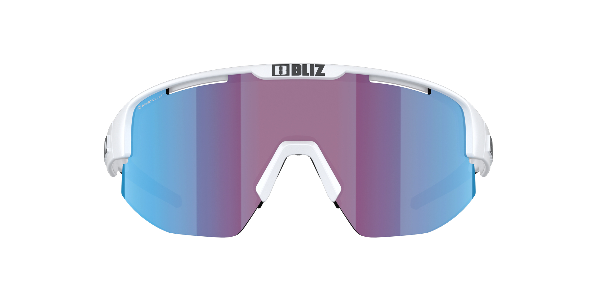 Bliz Matrix Small Sonnenbrille Weiß Blau | ODUSGHN-09