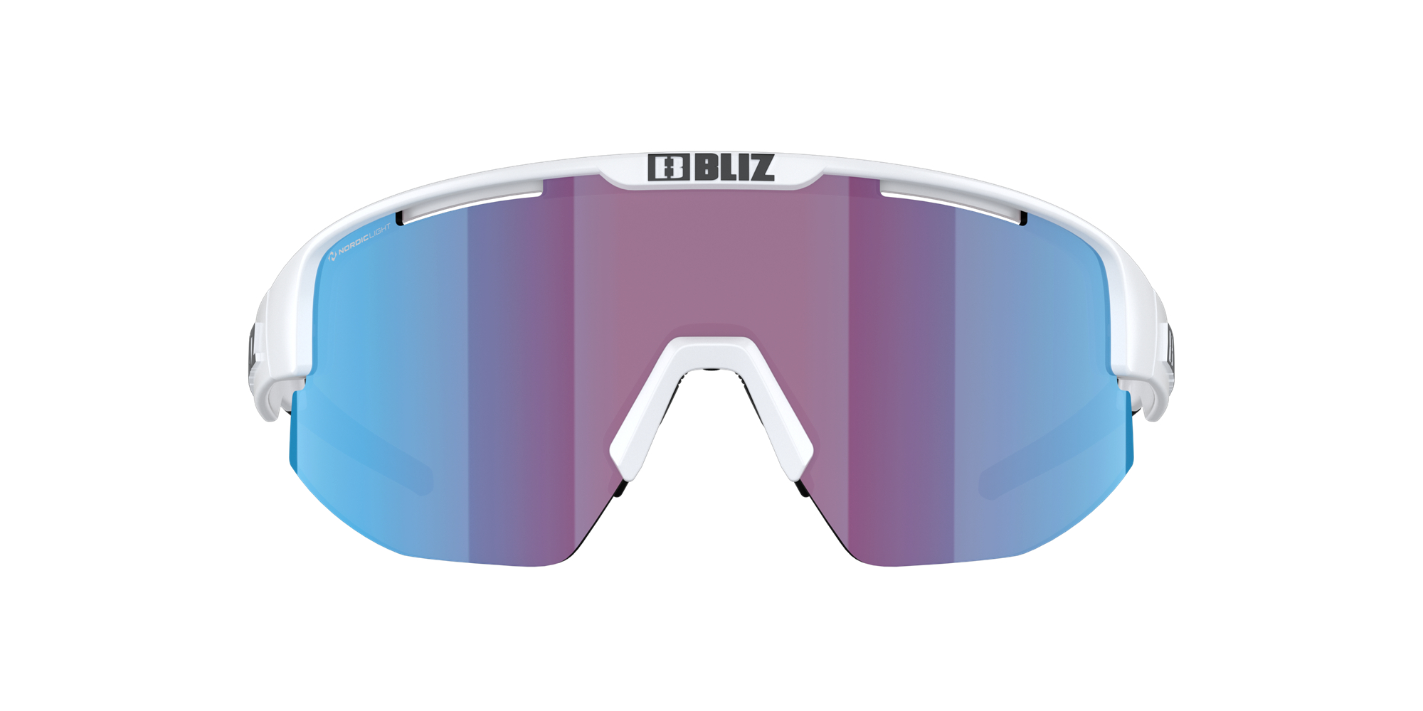 Bliz Matrix Sonnenbrille Weiß Blau | NQMBFIH-09