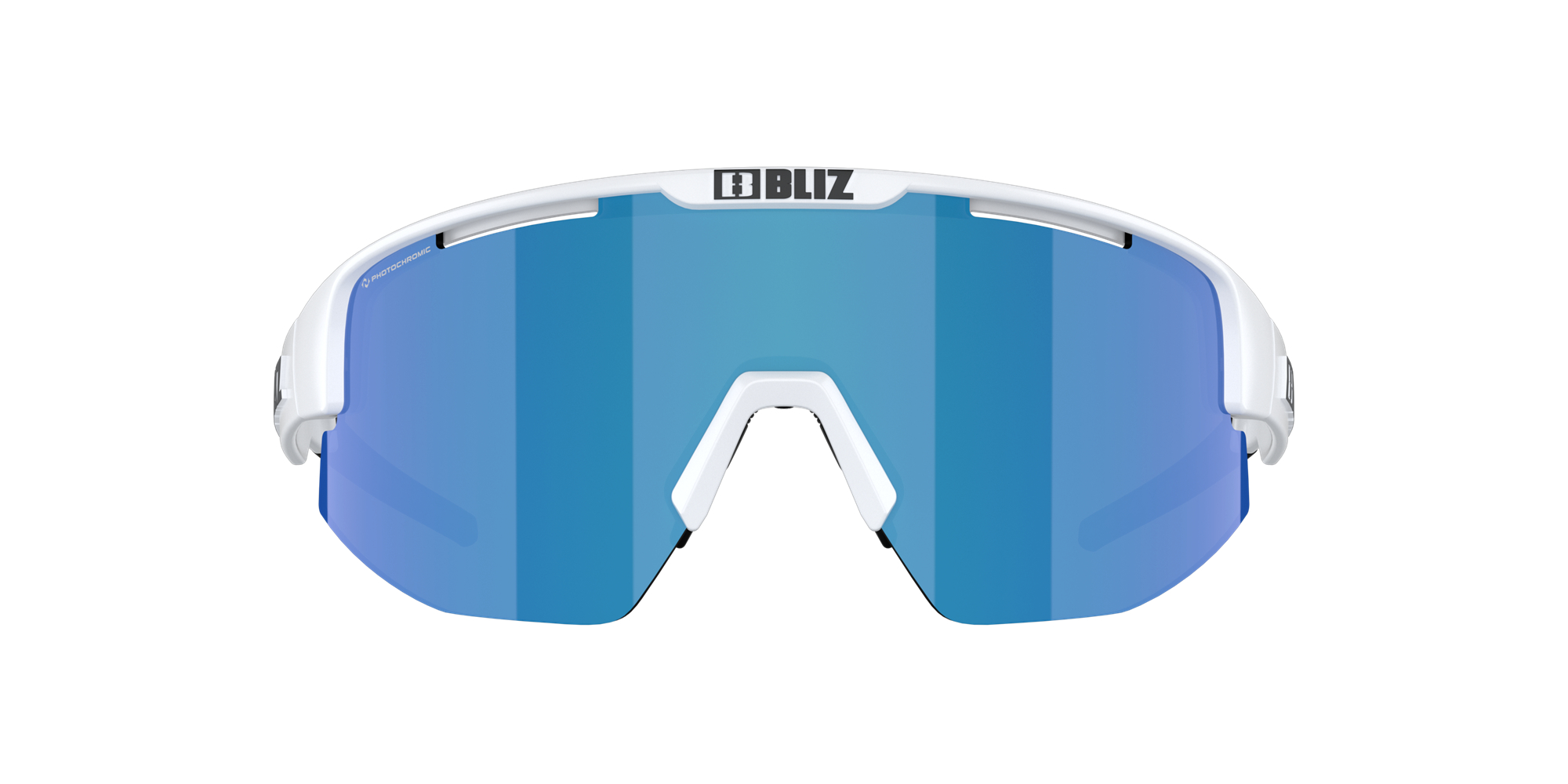 Bliz Matrix Sonnenbrille Weiß Braun Blau | YNRUBGT-68