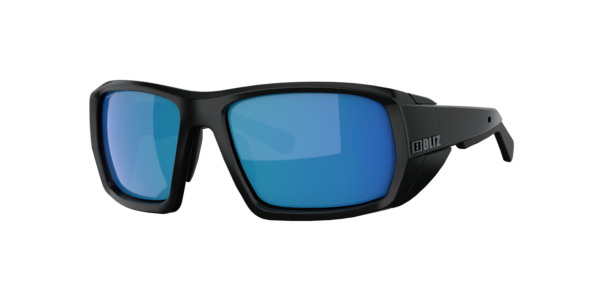 Bliz Peak Sonnenbrille Schwarz Braun Blau | XEYUWFI-09