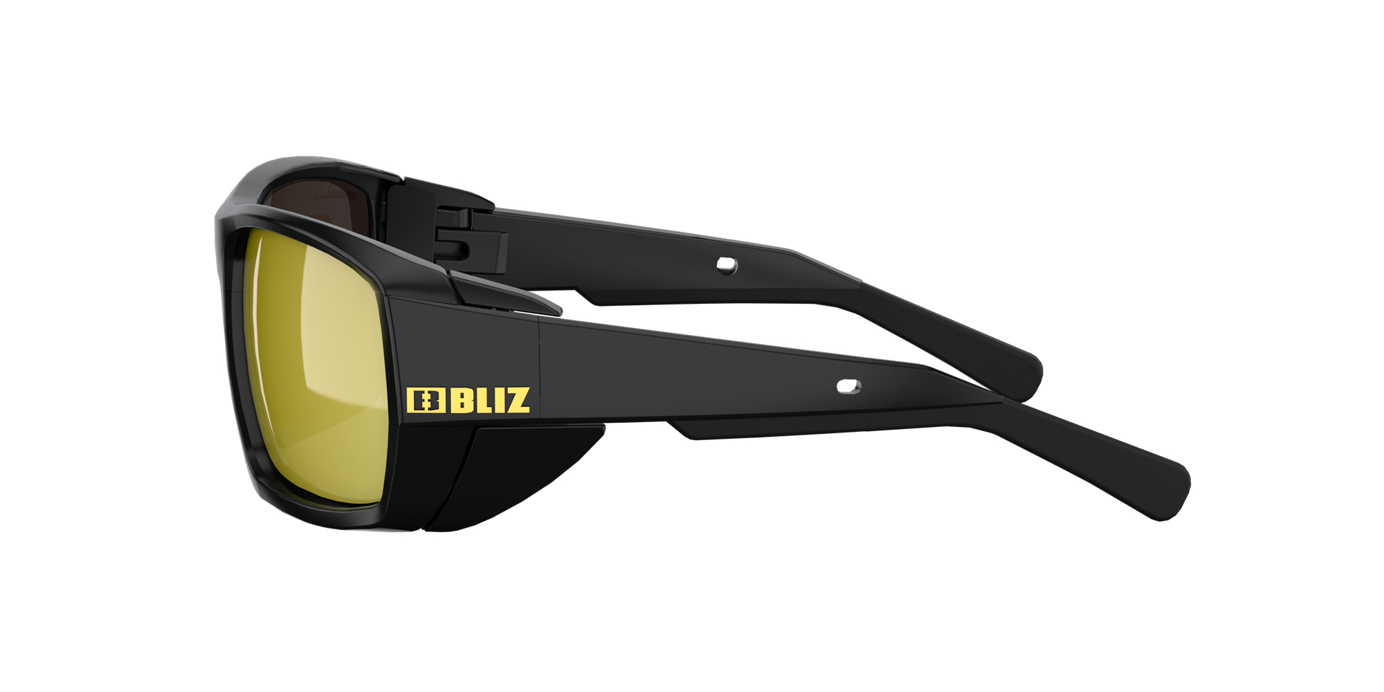 Bliz Peak Sonnenbrille Schwarz Braun Gold | KNIDMPC-97