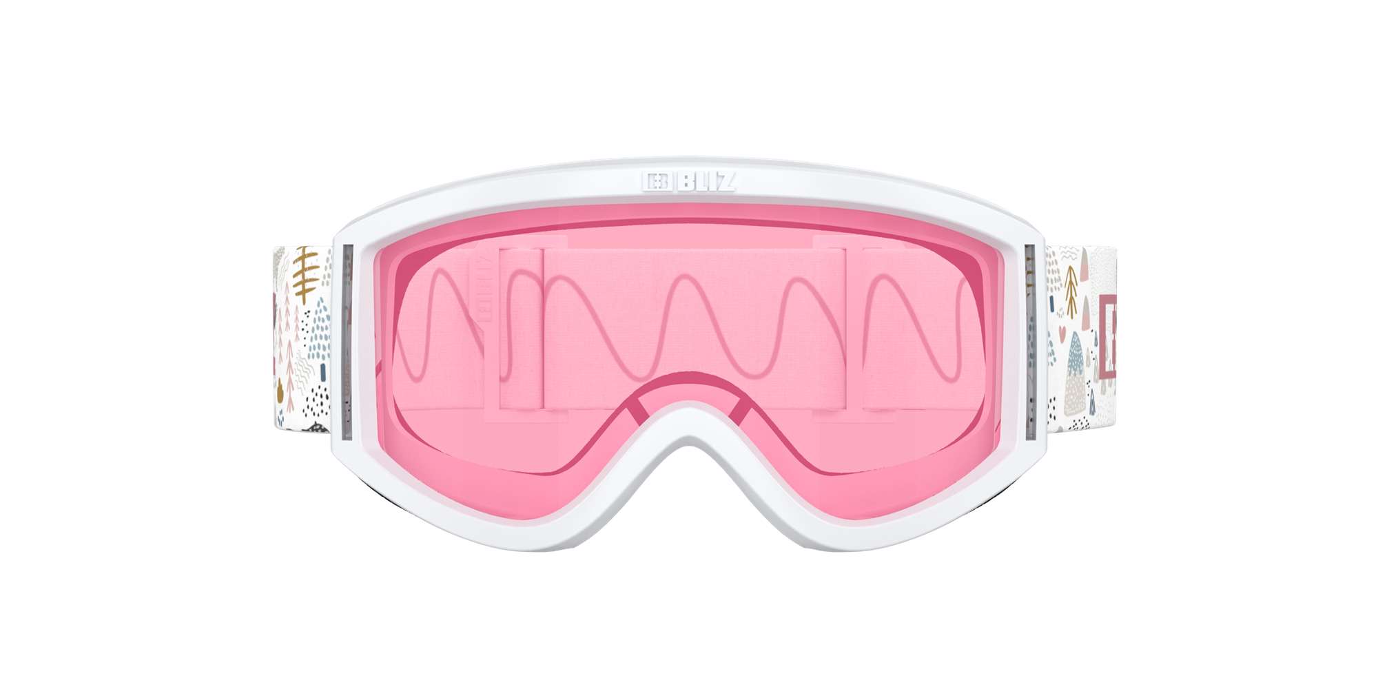 Bliz Pixie Ski Goggles Weiß Rosa | SKURNQI-76