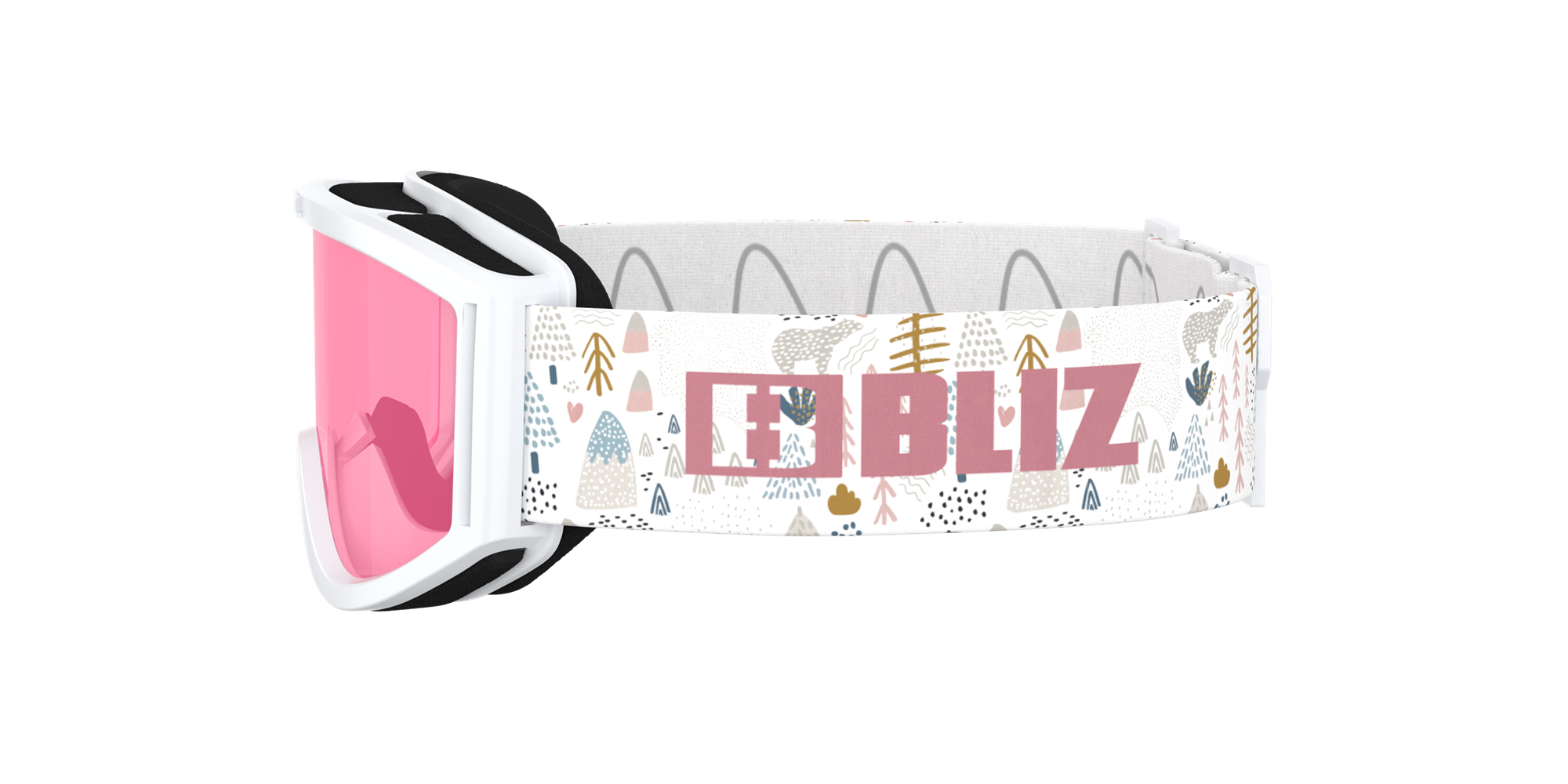 Bliz Pixie Ski Goggles Weiß Rosa | SKURNQI-76