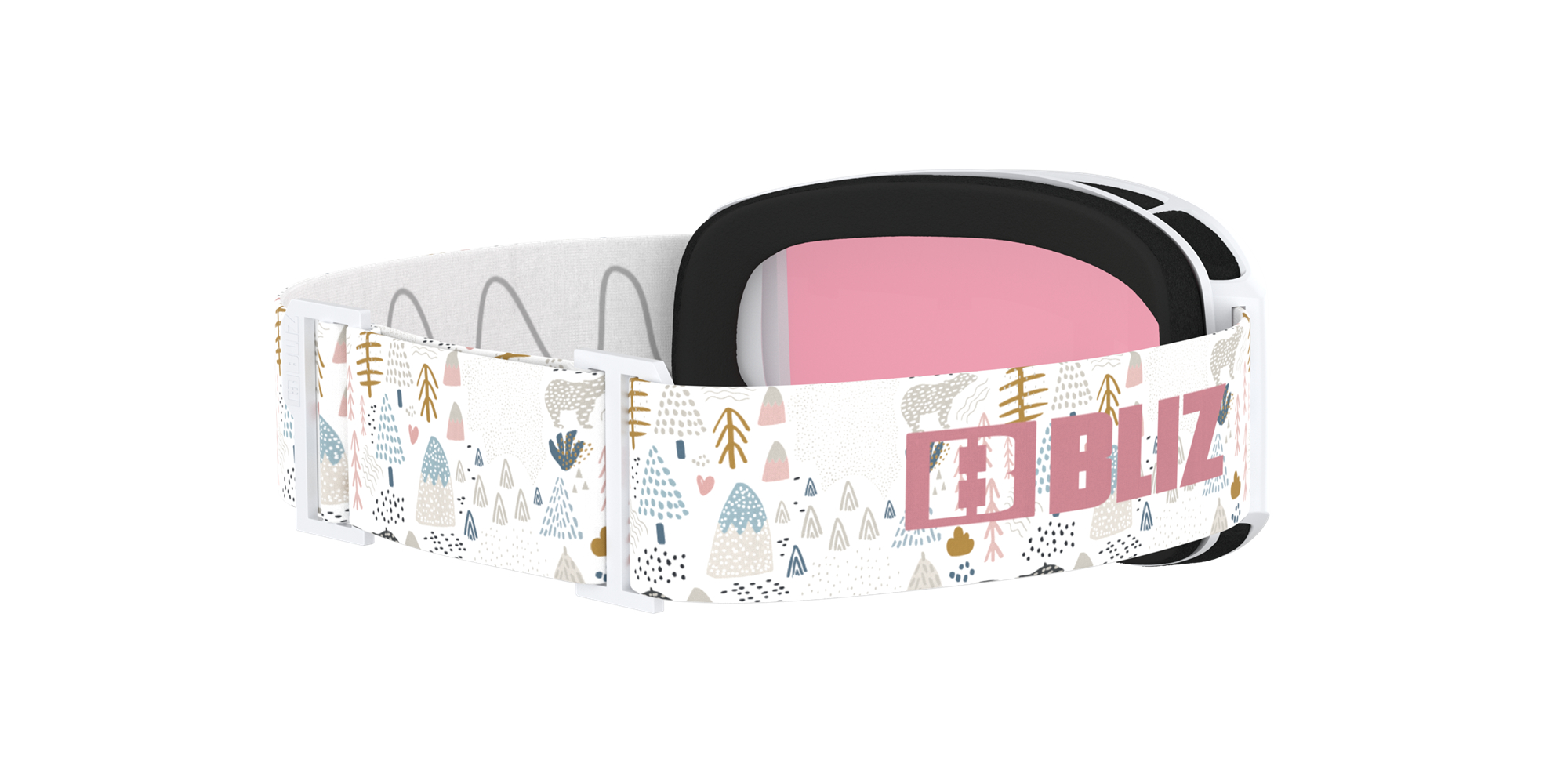 Bliz Pixie Ski Goggles Weiß Rosa | SKURNQI-76