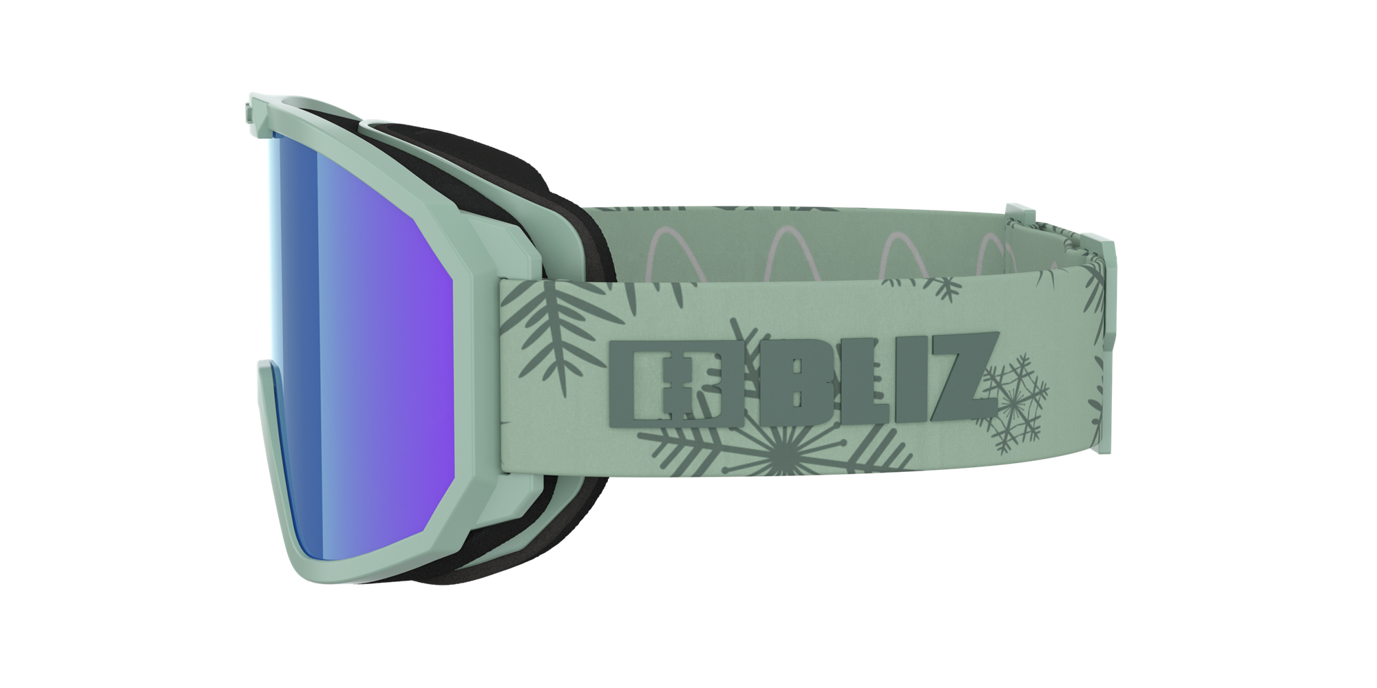 Bliz Rave Jr Ski Goggles Grün Dunkelgrün Braun Blau | TBALPGK-82