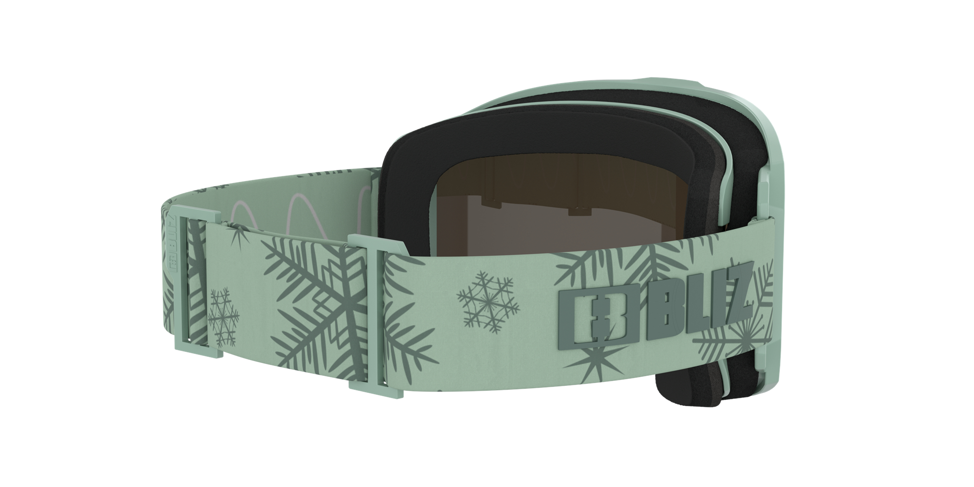 Bliz Rave Jr Ski Goggles Grün Dunkelgrün Braun Blau | TBALPGK-82