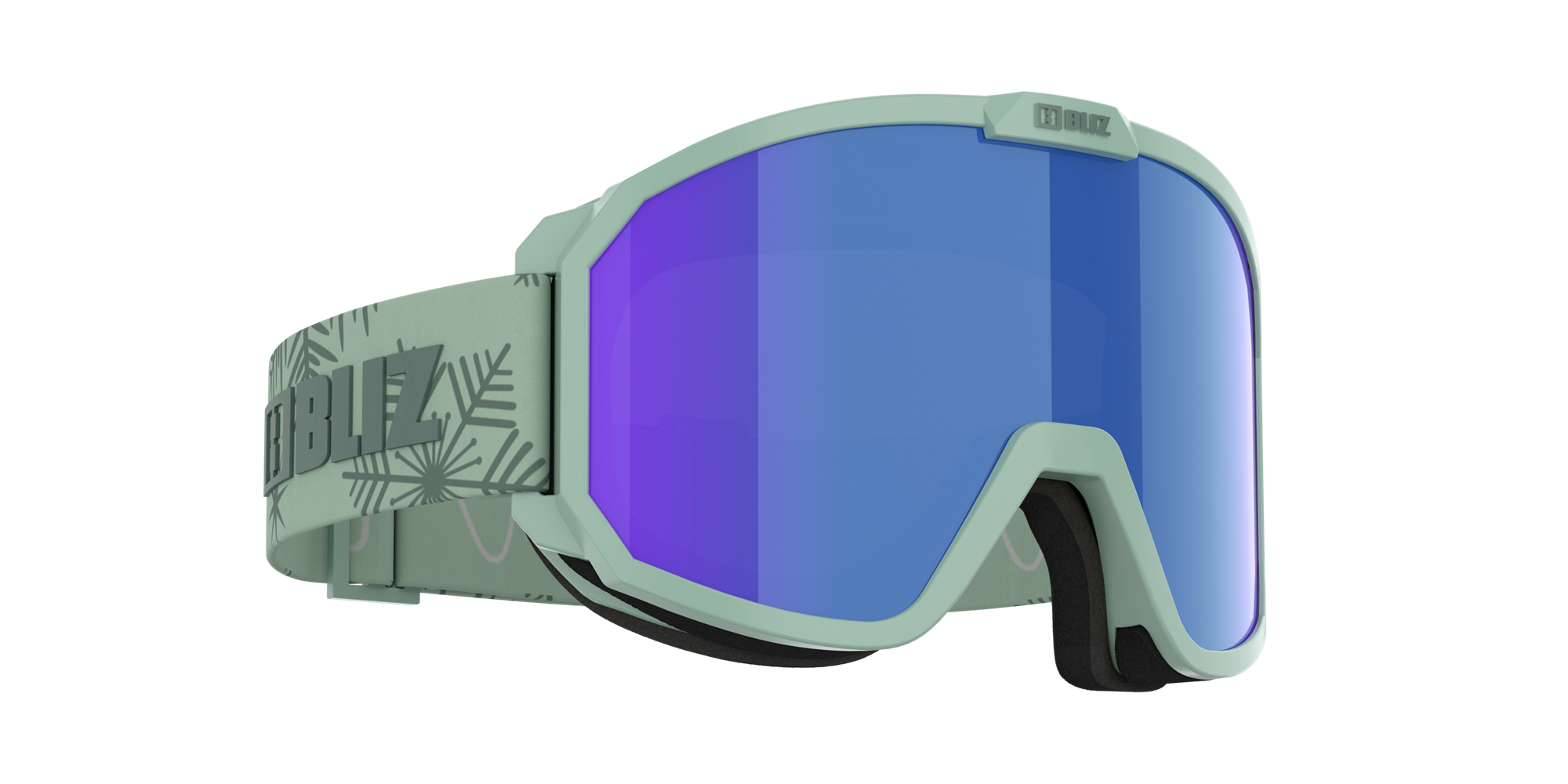 Bliz Rave Jr Ski Goggles Grün Dunkelgrün Braun Blau | TBALPGK-82