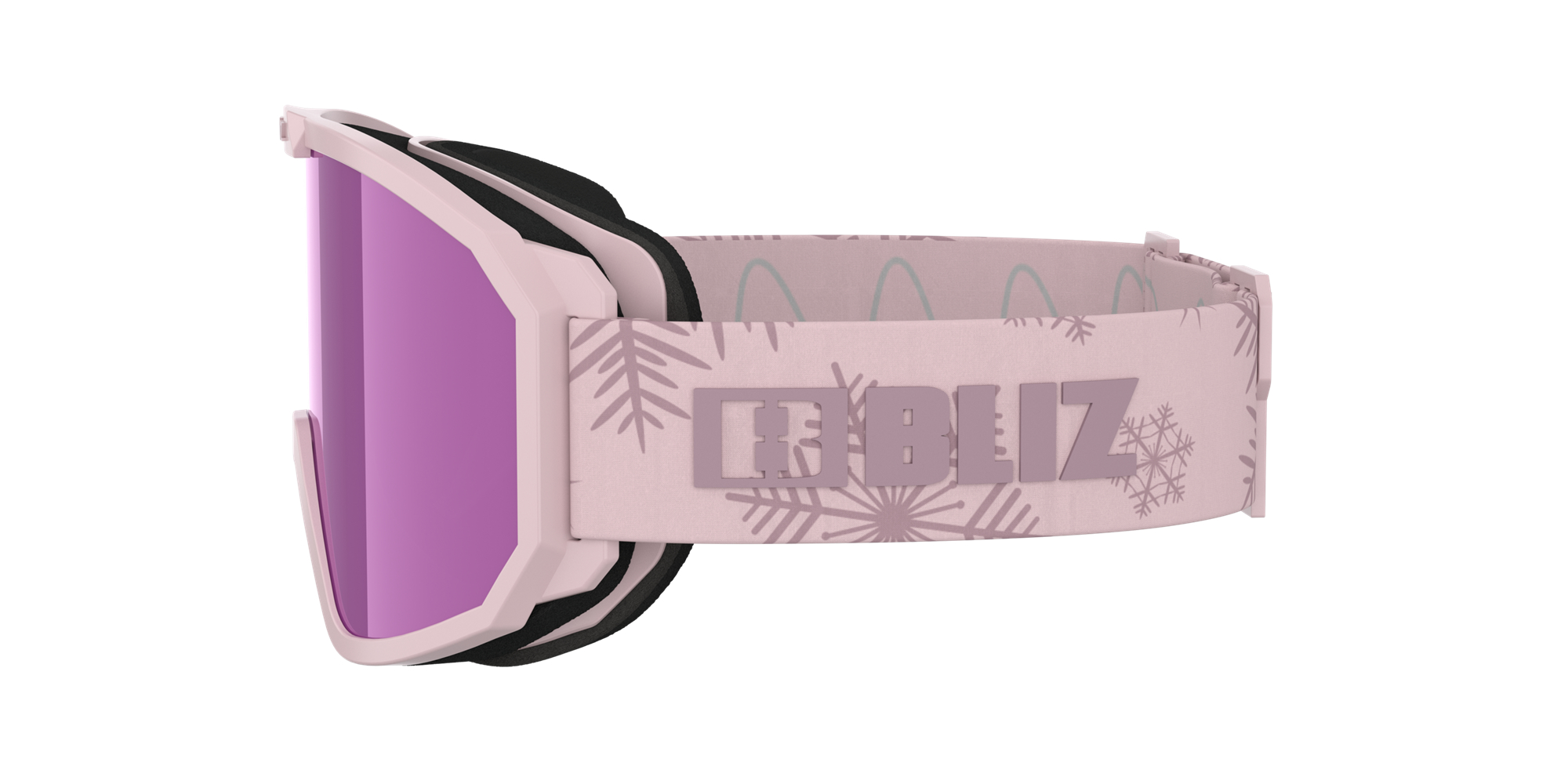 Bliz Rave Jr Ski Goggles Rosa Dunkelrosa Braun Rosa | ANIVWYD-36