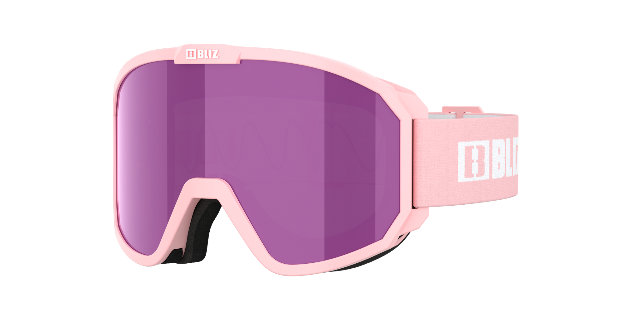 Bliz Rave Jr Ski Goggles Rosa Weiß Braun Rosa | PUOACEM-51