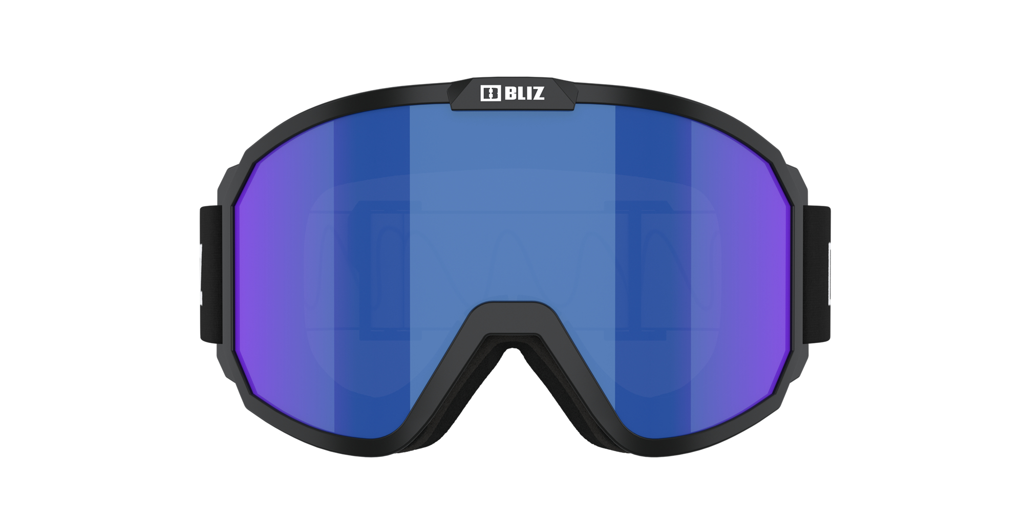 Bliz Rave Jr Ski Goggles Schwarz Weiß Braun Blau | SCILOWF-17