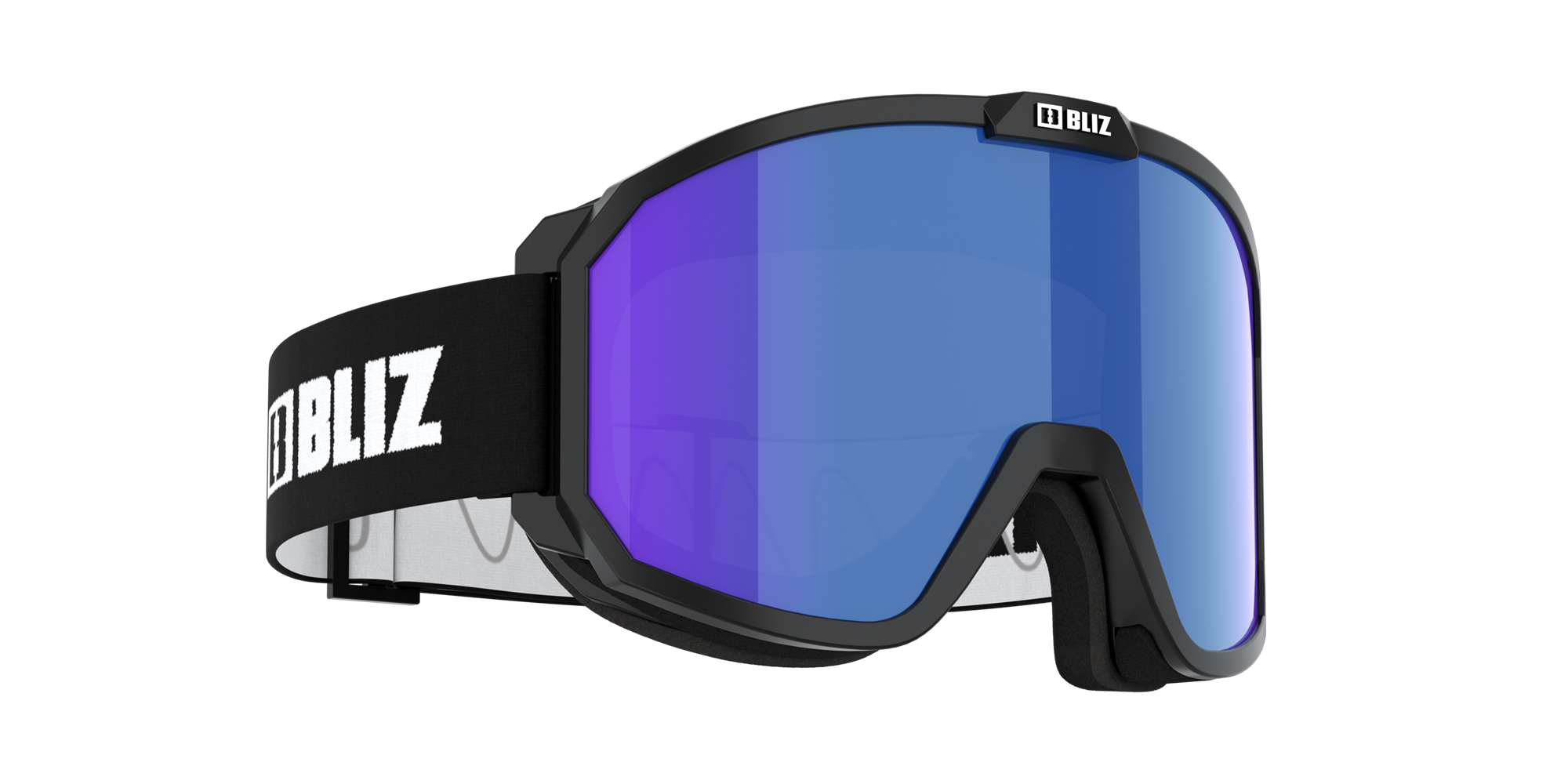 Bliz Rave Jr Ski Goggles Schwarz Weiß Braun Blau | SCILOWF-17