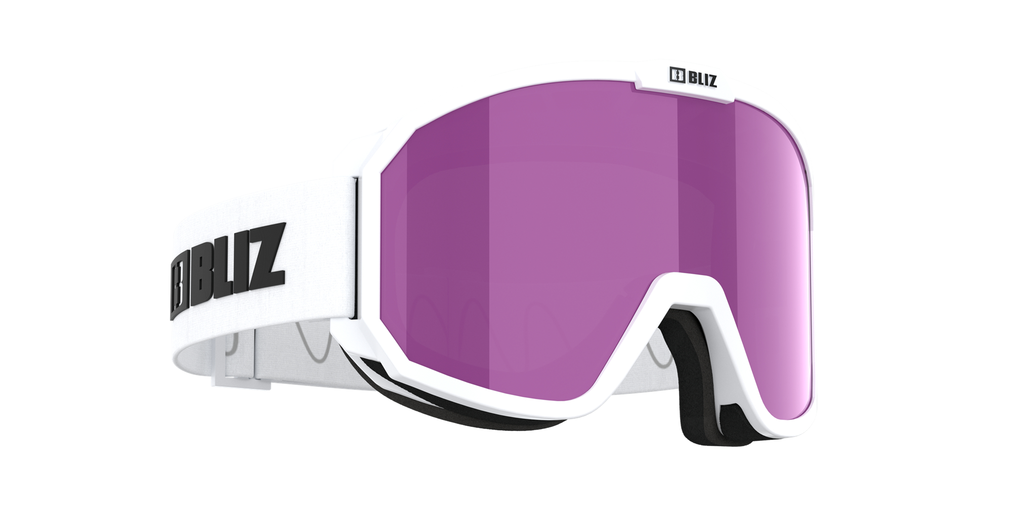 Bliz Rave Jr Ski Goggles Weiß Schwarz Braun Rosa | ITKZFUX-71