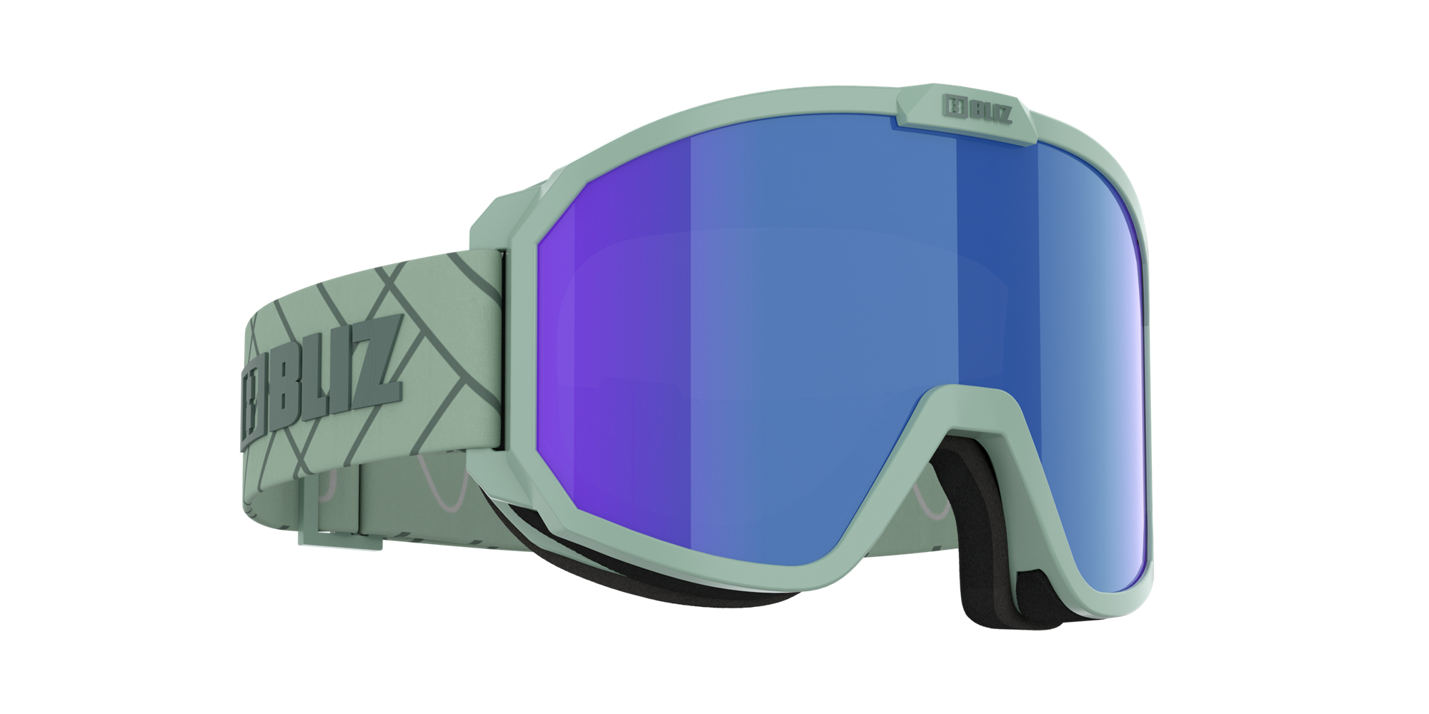 Bliz Rave Ski Goggles Grün Dunkelgrün Braun Blau | JCYWMGH-70