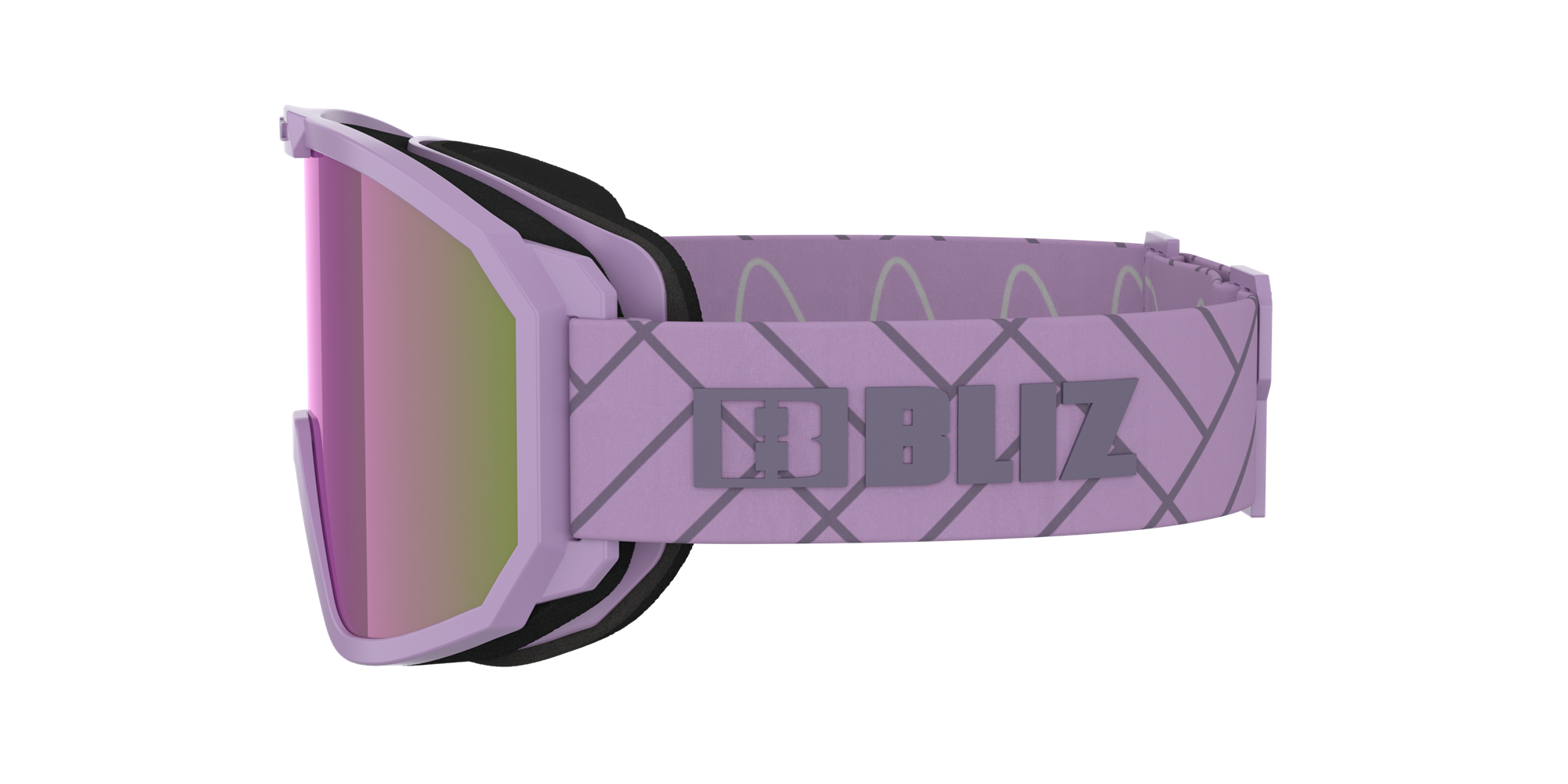 Bliz Rave Ski Goggles Lila Dunkellila Braun Lila | ZLJXUWR-64