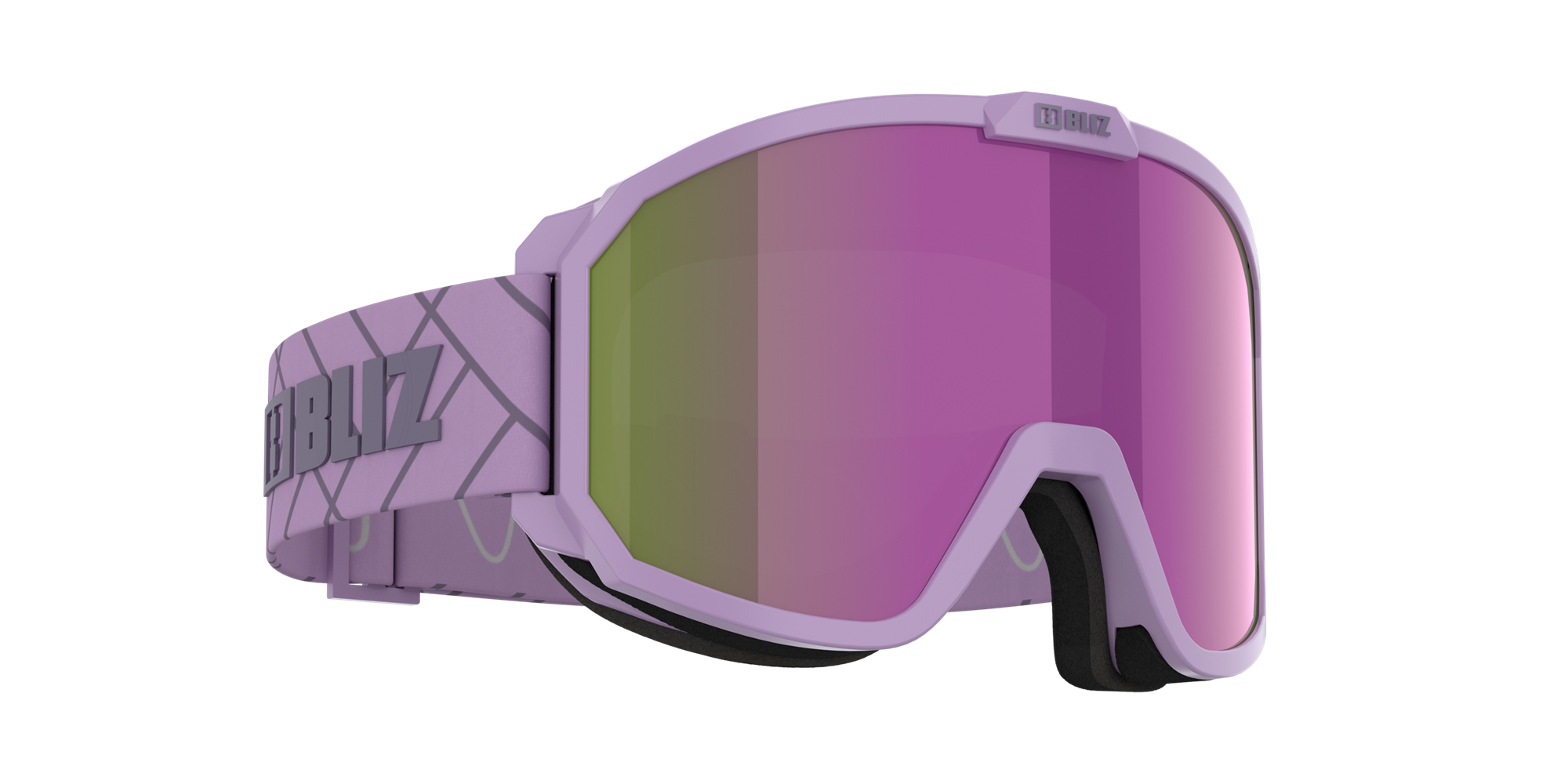 Bliz Rave Ski Goggles Lila Dunkellila Braun Lila | ZLJXUWR-64