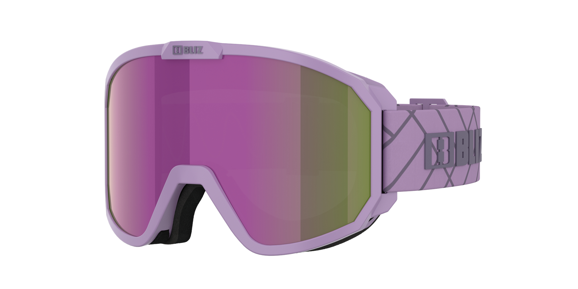 Bliz Rave Ski Goggles Lila Dunkellila Braun Lila | ZLJXUWR-64