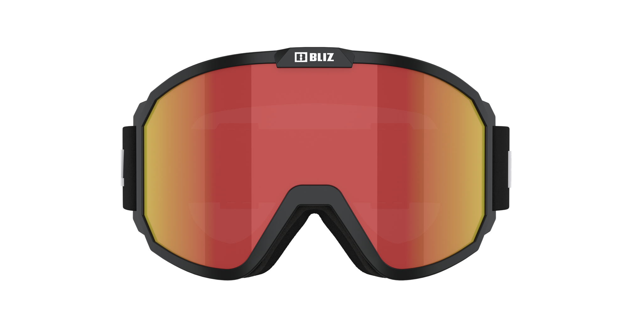 Bliz Rave Ski Goggles Schwarz Weiß Braun Rot | LFXNAGV-75