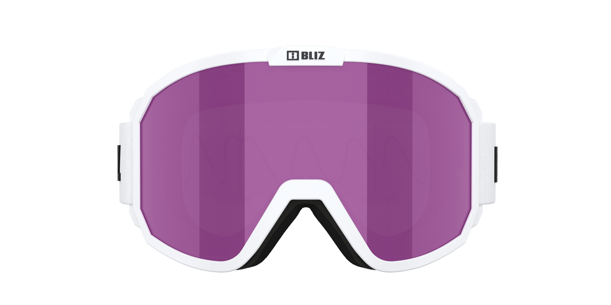 Bliz Rave Ski Goggles Weiß Schwarz Braun Rosa | QFXGYSO-76