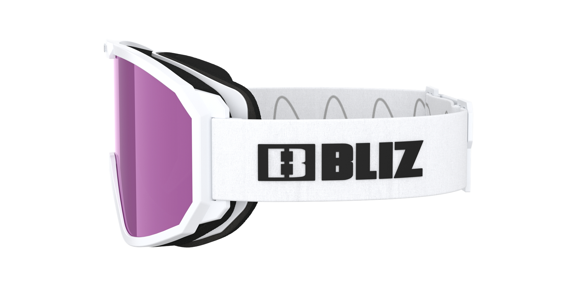 Bliz Rave Ski Goggles Weiß Schwarz Braun Rosa | QFXGYSO-76