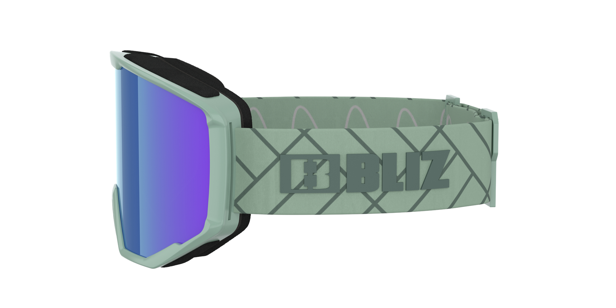 Bliz Spark Ski Goggles Grün Braun Blau | ADYUNJC-26