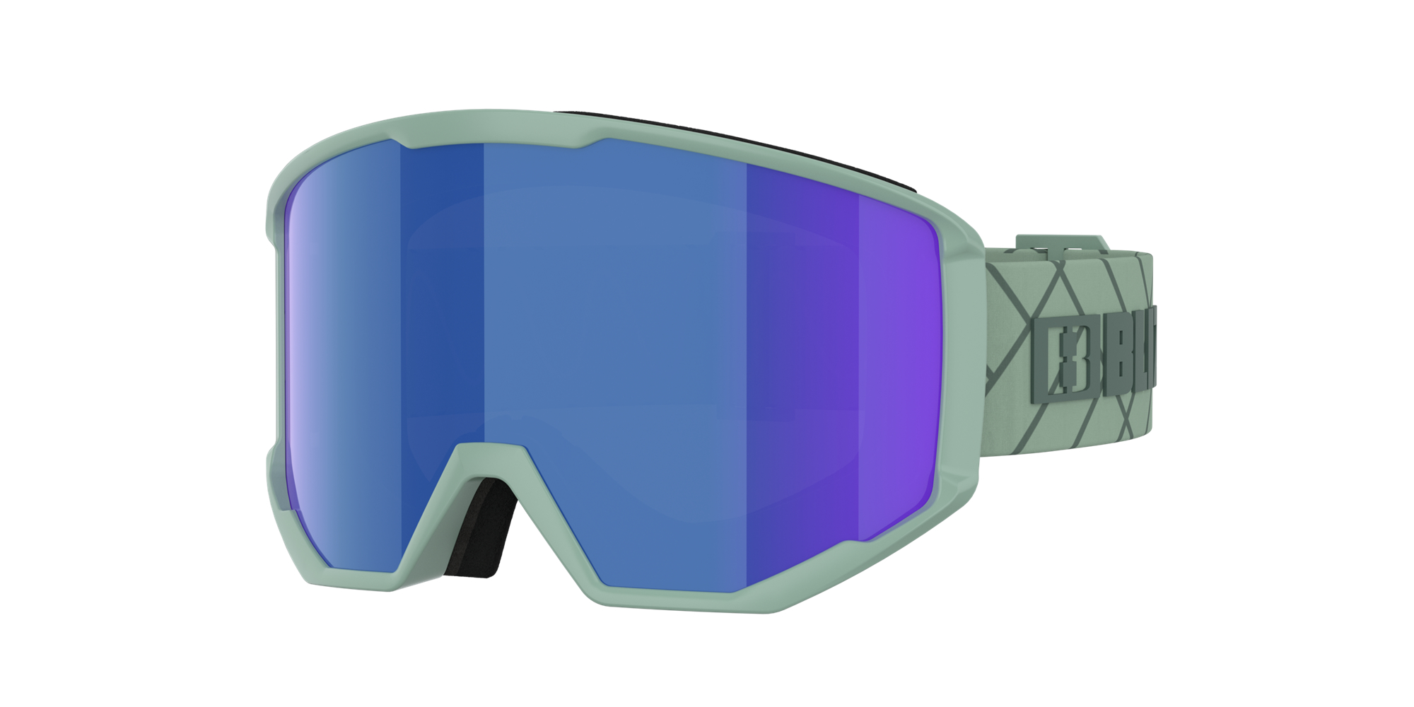 Bliz Spark Ski Goggles Grün Braun Blau | ADYUNJC-26