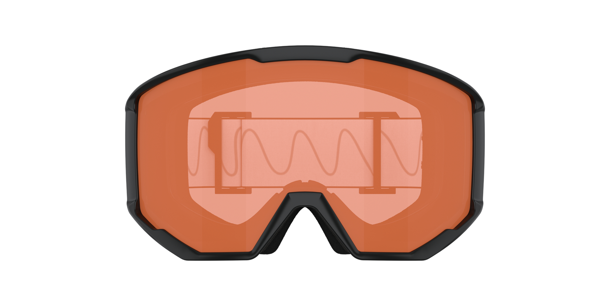 Bliz Spark Ski Goggles Schwarz Orange | TVCNHAX-79