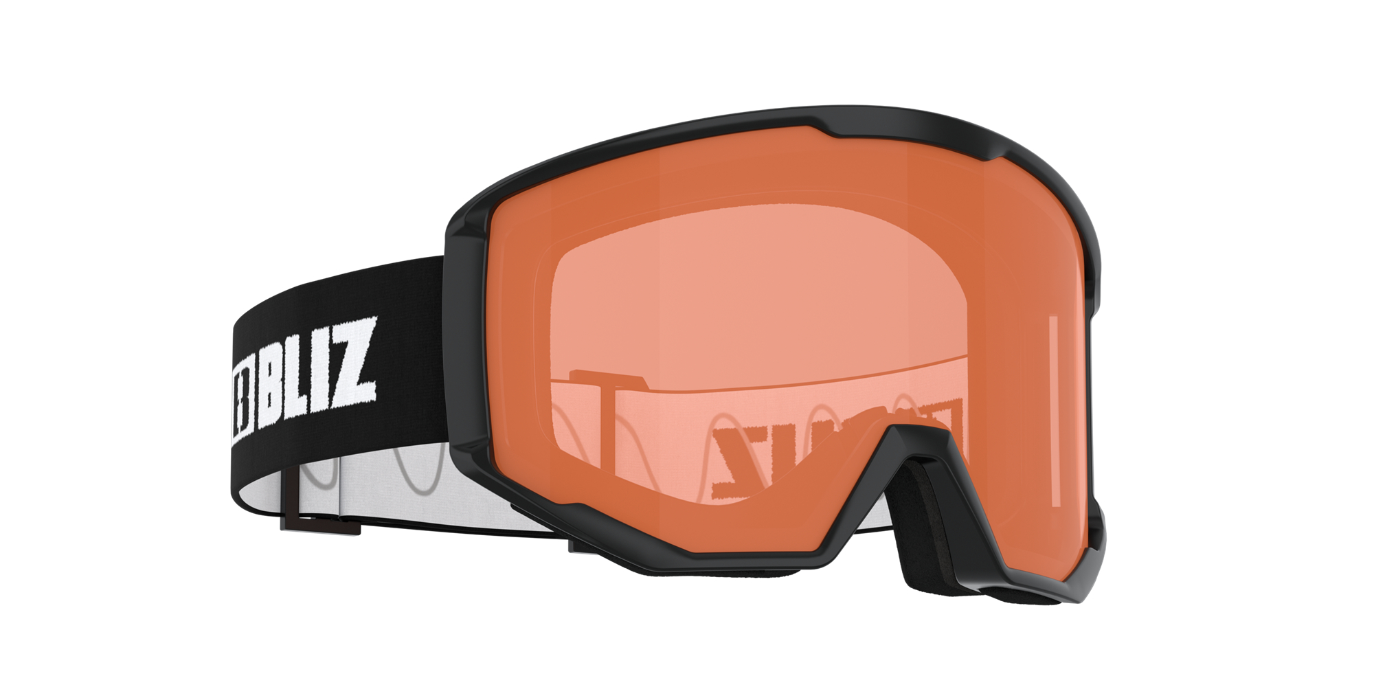 Bliz Spark Ski Goggles Schwarz Orange | TVCNHAX-79